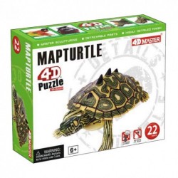 4D Puzzle - Térkép teknős